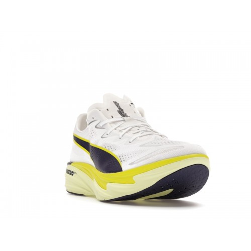 Puma Deviate Nitro Elite 4 White Apple Spritz Lime - мужская сетка размеров Puma Deviate Nitro Elite 4 White Apple Spritz Lime - мужская сетка размеров