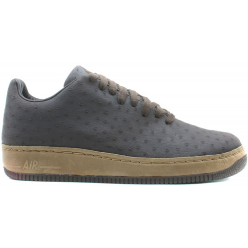 Кроссы Nike Air Force 1 Low Supreme Ostrich Baroque Brown - мужская сетка размеров