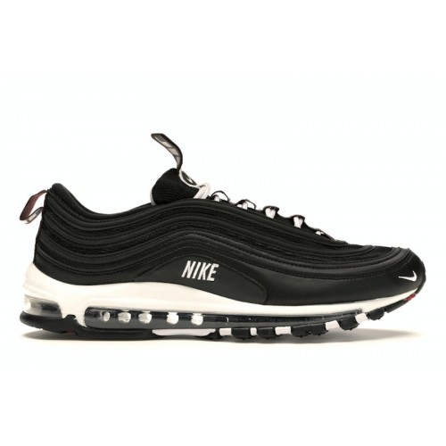 Кроссы Nike Air Max 97 Overbranding Black - мужская сетка размеров