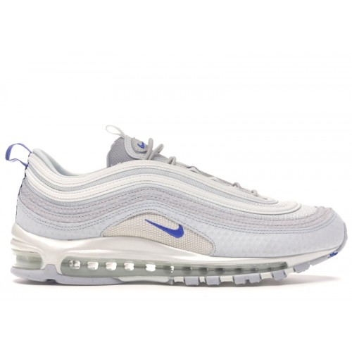 Кроссы Nike Air Max 97 Pure Platinum Racer Blue - мужская сетка размеров