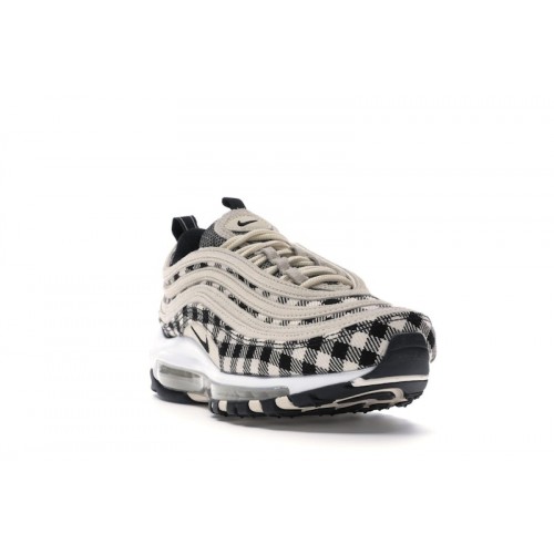 Кроссы Nike Air Max 97 Plaid Light Cream - мужская сетка размеров