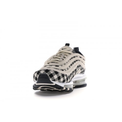 Кроссы Nike Air Max 97 Plaid Light Cream - мужская сетка размеров