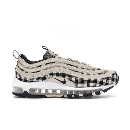 Кроссы Nike Air Max 97 Plaid Light Cream - мужская сетка размеров