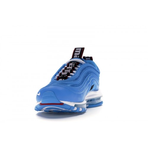 Кроссы Nike Air Max 97 Overbranding Blue Hero - мужская сетка размеров