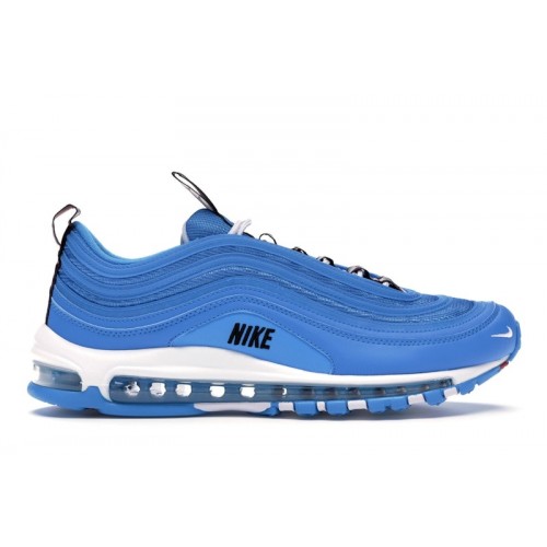 Кроссы Nike Air Max 97 Overbranding Blue Hero - мужская сетка размеров