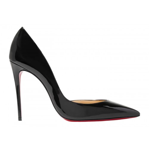 Christian Louboutin Iriza 100mm Pump Black Patent Leather - женская сетка размеров