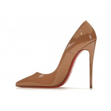 Женские Christian Louboutin So Kate 120mm Pump Nude Patent Leather