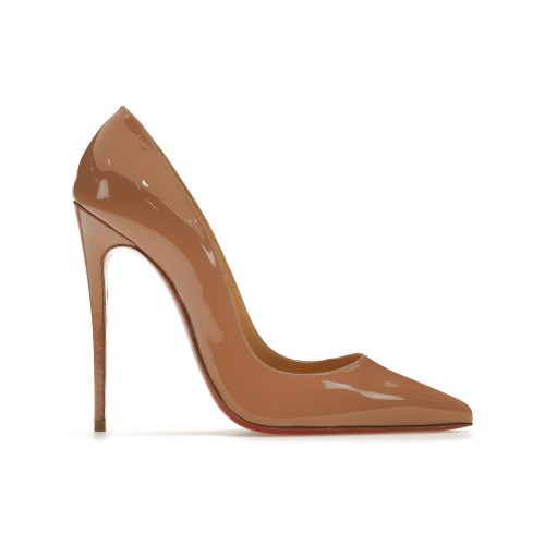 Christian Louboutin So Kate 120mm Pump Nude Patent Leather - женская сетка размеров