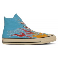 Кроссовки Converse Chuck Taylor All Star Hi Aged Hot Wheels Flames Sky Blue