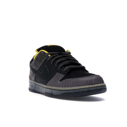 Кроссы Nike SB Dunk Low Yellow Curb - мужская сетка размеров