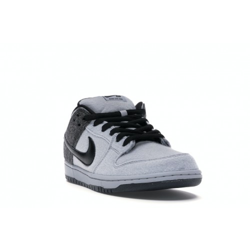 Кроссы Nike Dunk Low Premium SB Wolf Grey/Black - мужская сетка размеров