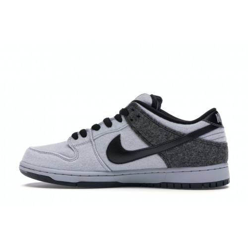 Кроссы Nike Dunk Low Premium SB Wolf Grey/Black - мужская сетка размеров