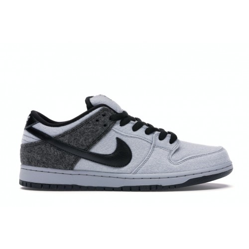 Кроссы Nike Dunk Low Premium SB Wolf Grey/Black - мужская сетка размеров