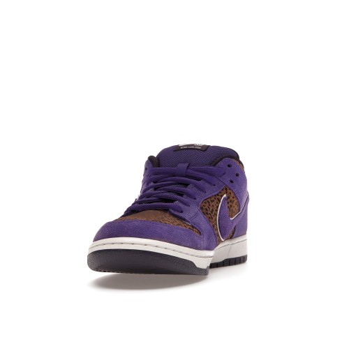 Кроссы Nike SB Dunk Low Purple Safari - мужская сетка размеров