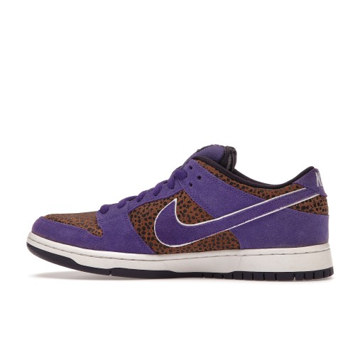 Кроссы Nike SB Dunk Low Purple Safari - мужская сетка размеров