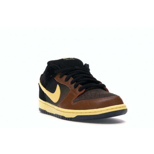 Кроссы Nike SB Dunk Low Black and Tan - мужская сетка размеров