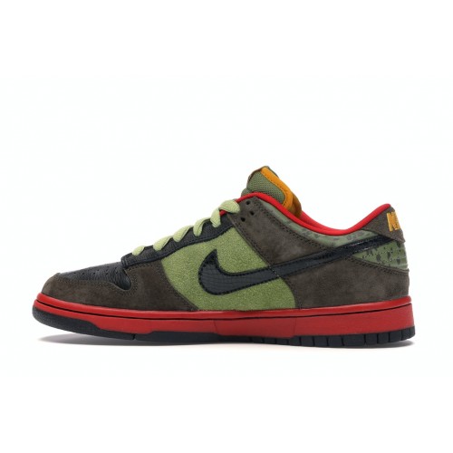 Кроссы Nike SB Dunk Low Asparagus - мужская сетка размеров