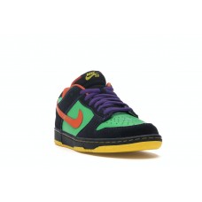 Кроссовки Nike SB Dunk Low Green Spark Hoop Orange