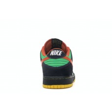 Кроссовки Nike SB Dunk Low Green Spark Hoop Orange