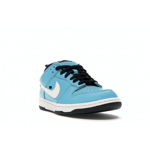 Кроссы Nike SB Dunk Low Tokyo Blue Taxi - мужская сетка размеров