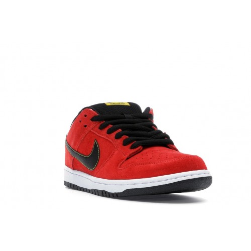 Кроссы Nike SB Dunk Low Red Firecracker - мужская сетка размеров