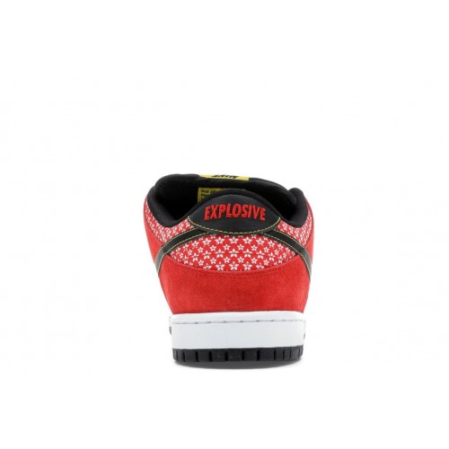 Кроссы Nike SB Dunk Low Red Firecracker - мужская сетка размеров