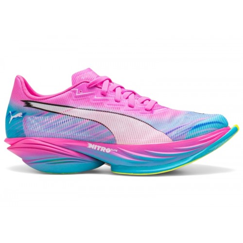 Puma Fast-R Nitro Elite 3 Showtime Poison Pink White - мужская сетка размеров