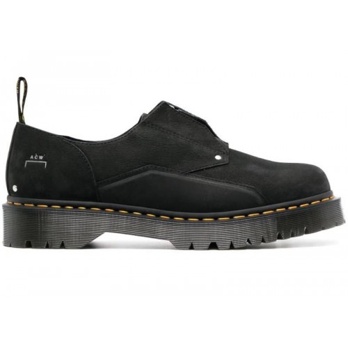 Dr. Martens 1461 Bex A-COLD-WALL Black Milled Nubuck - мужская сетка размеров