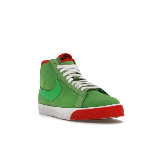 Мужские кроссовки Nike SB Blazer Green Spark Pimento