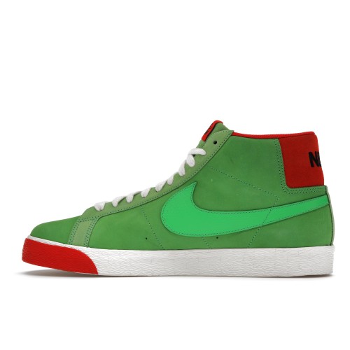 Мужские кроссовки Nike SB Blazer Green Spark Pimento