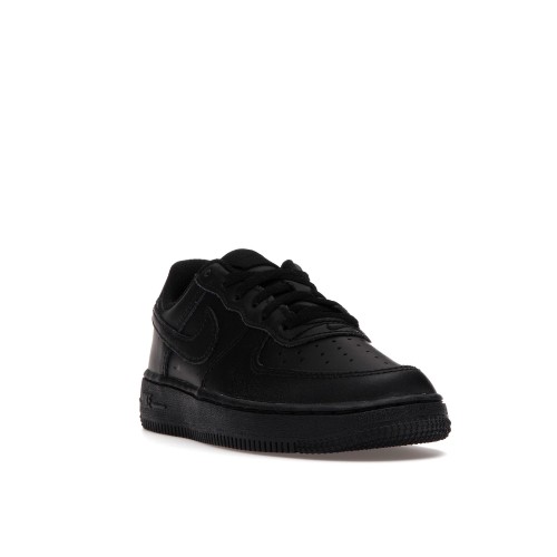 Кроссы Nike Air Force 1 Low Triple Black (2017) (PS) - детская сетка размеров