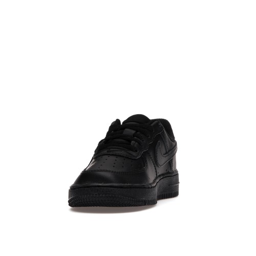 Кроссы Nike Air Force 1 Low Triple Black (2017) (PS) - детская сетка размеров