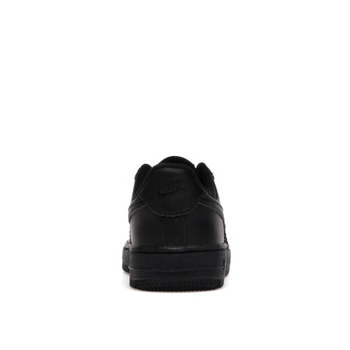 Кроссы Nike Air Force 1 Low Triple Black (2017) (PS) - детская сетка размеров