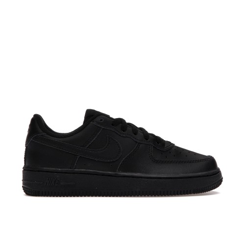 Кроссы Nike Air Force 1 Low Triple Black (2017) (PS) - детская сетка размеров