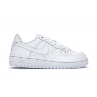 Детские кроссовки Nike Air Force 1 Low Triple White (2017) (PS)