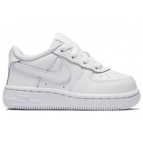 Кроссы Nike Air Force 1 Triple White (TD) - детская сетка размеров