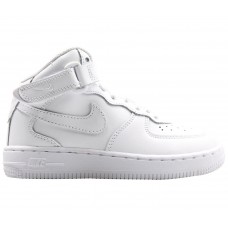 Детские кроссовки Nike Air Force 1 Mid White (PS)