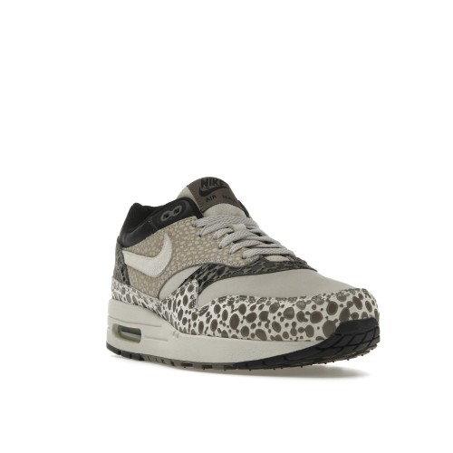 Кроссы Nike Air Max 1 Grey Safari - мужская сетка размеров