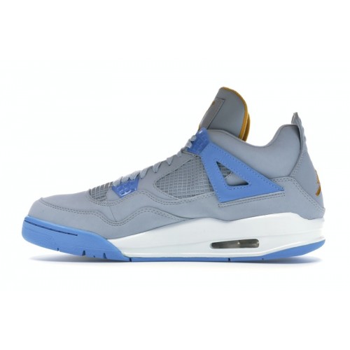 Кроссы Jordan 4 Retro Mist Blue - мужская сетка размеров