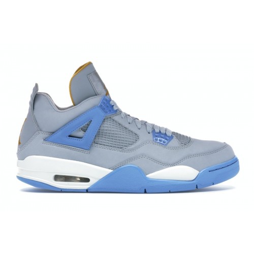 Кроссы Jordan 4 Retro Mist Blue - мужская сетка размеров