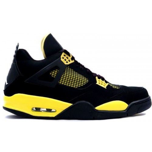 Кроссы Jordan 4 Retro Thunder (2006) - мужская сетка размеров