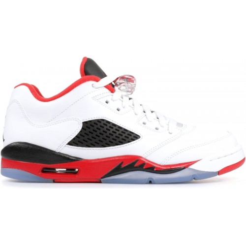Air Jordan 5 Retro Low GS Fire Red 2016 - подростковая сетка размеров