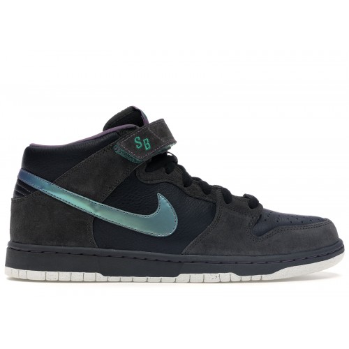 Кроссы Nike SB Dunk Mid Northern Lights - мужская сетка размеров