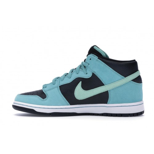 Кроссы Nike SB Dunk Mid Sea Crystal - мужская сетка размеров