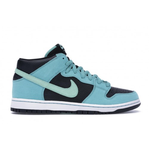 Кроссы Nike SB Dunk Mid Sea Crystal - мужская сетка размеров