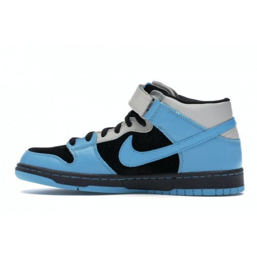 Кроссы Nike SB Dunk Mid Aqua Fuel Blue - мужская сетка размеров