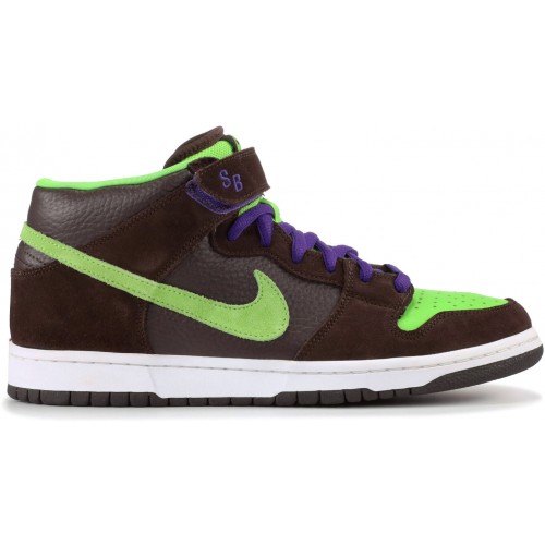 Кроссы Nike SB Dunk Mid Donatello - мужская сетка размеров