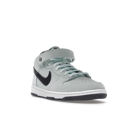 Кроссы Nike SB Dunk Mid Sea Crystal/Ice Green - мужская сетка размеров