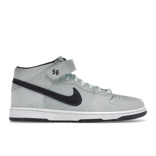 Кроссы Nike SB Dunk Mid Sea Crystal/Ice Green - мужская сетка размеров