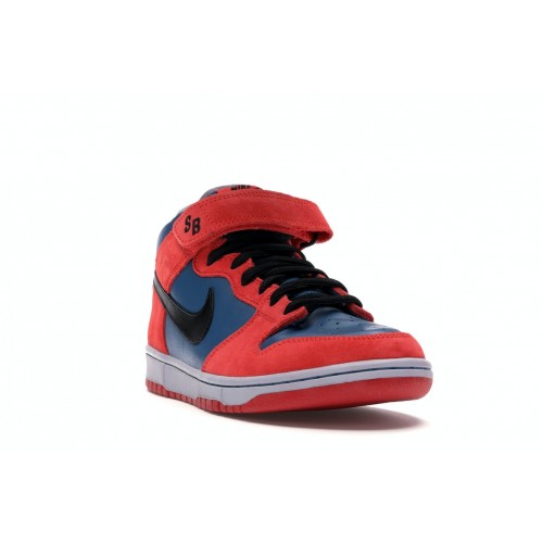 Кроссы Nike SB Dunk Mid Spider Man - мужская сетка размеров